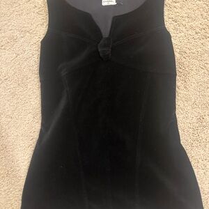 CHANEL Black Tank Top